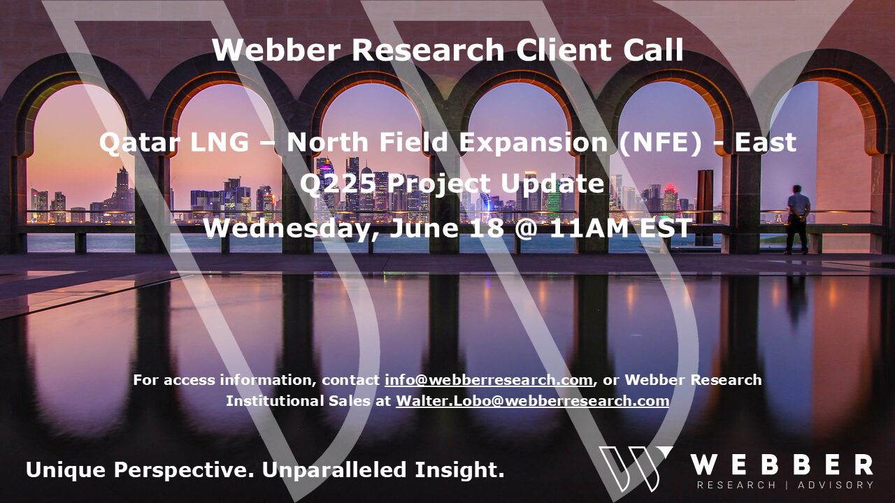 W|EPC: Qatar Energy’s NFE LNG Project Update – Q225